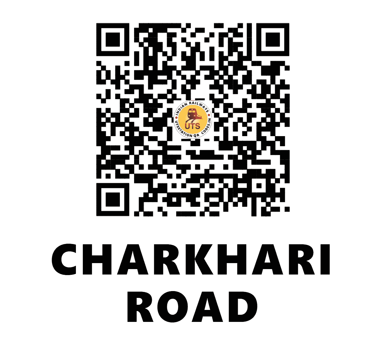 UTS QR Code for CHARKHARI ROAD - CRC (NC - UTTAR PRADESH)